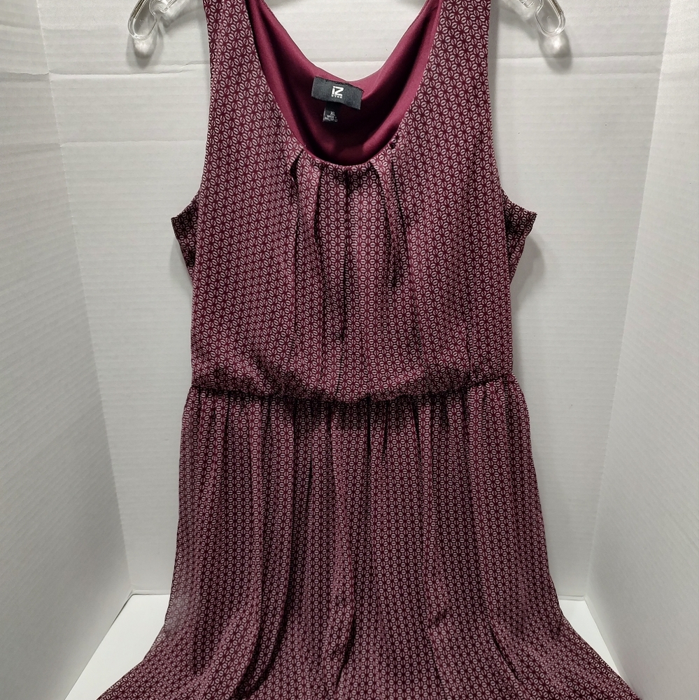 IZ byer Flowy Cinch Waist Tank Dress XL
